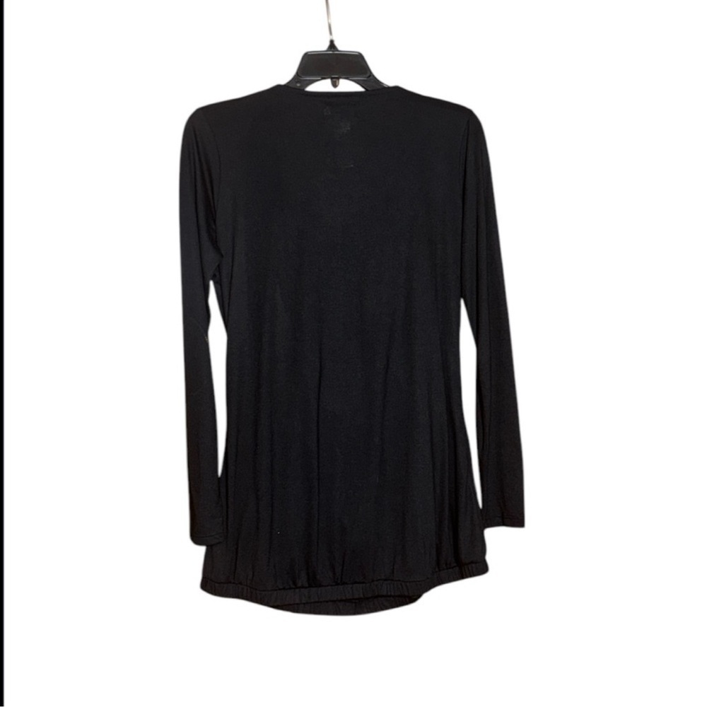 Black Embellished Women's Top size Medium - Picture 2 of 4